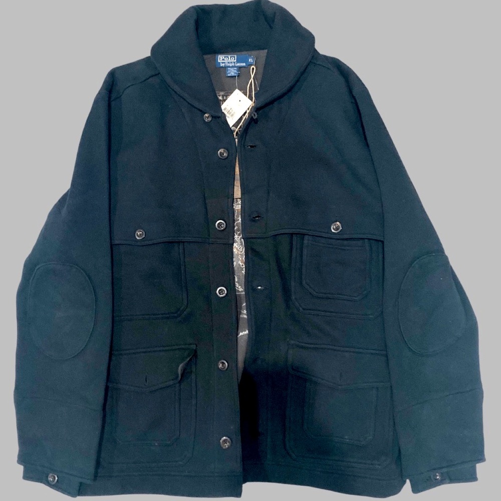 Ralph Lauren Black Peacoat (Brand New w/ tags)